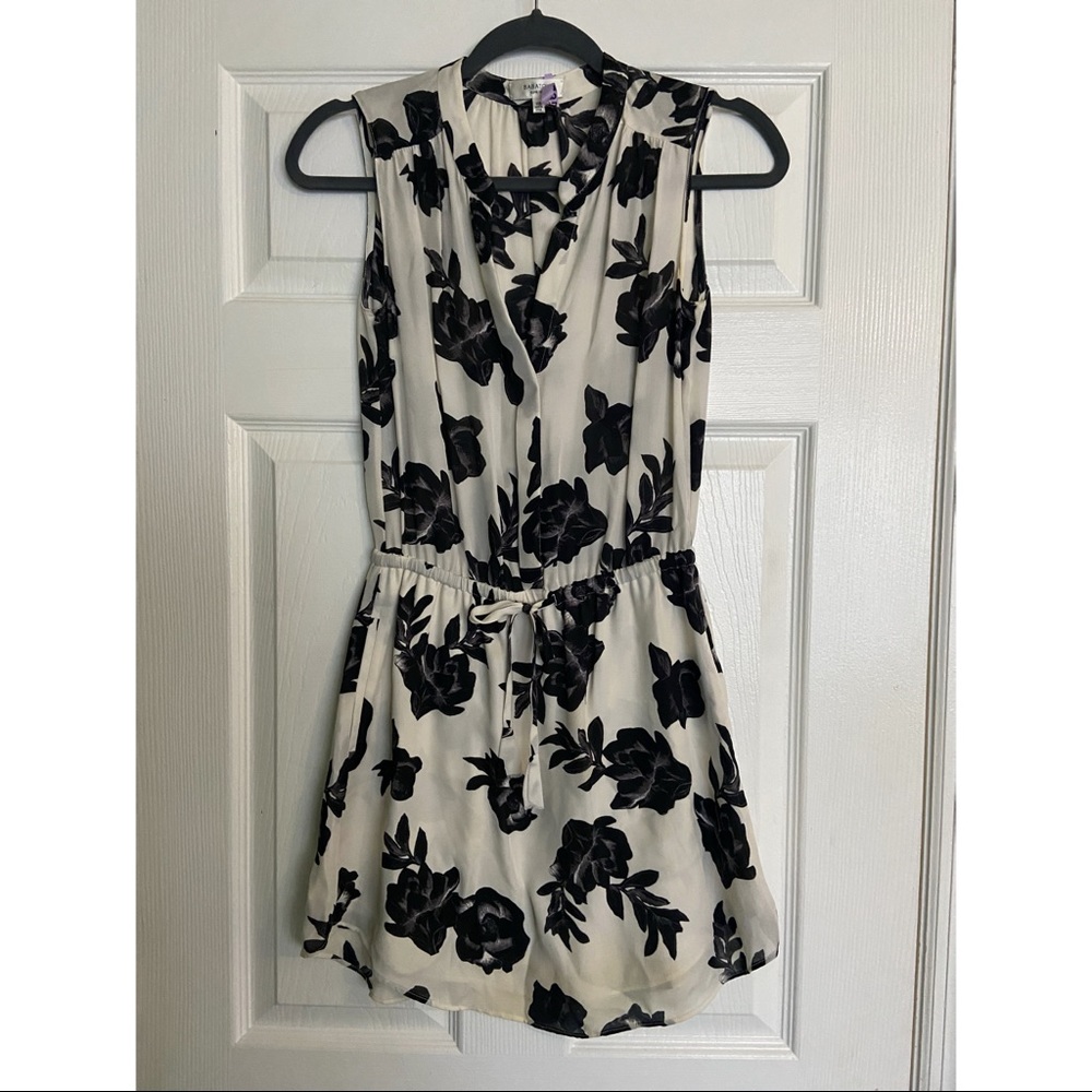 Babaton 100% Silk drawstring dress